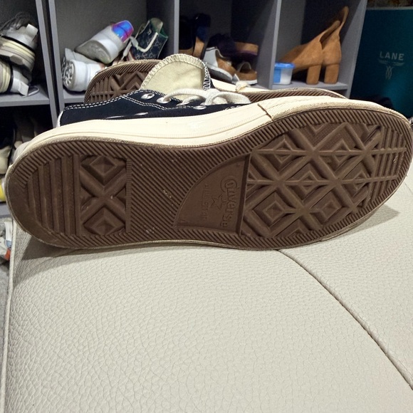 COMME DES GARÇONS PLAY
Black Converse Edition Chuck 70 High Top Sneakers - Picture 5 of 6